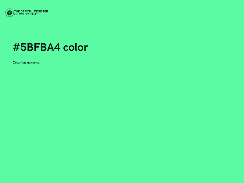 #5BFBA4 color image