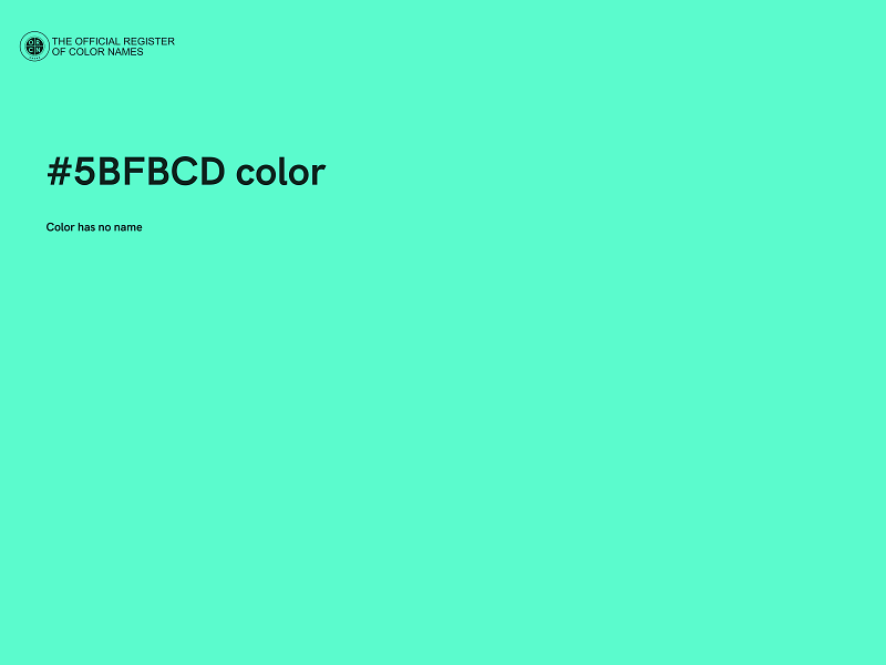 #5BFBCD color image