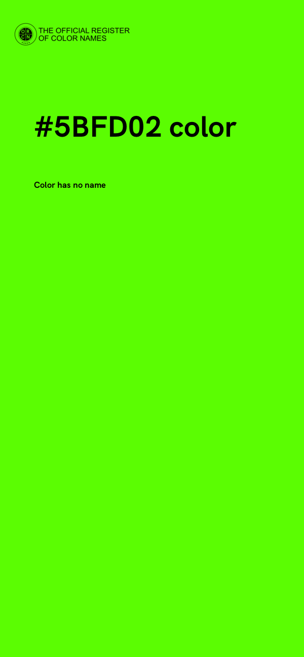 #5BFD02 color image