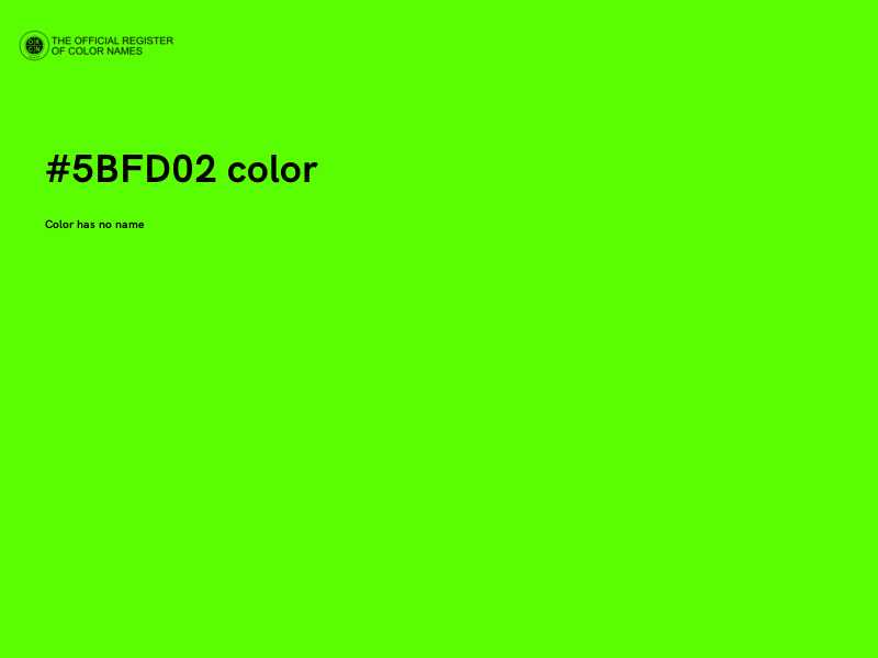 #5BFD02 color image