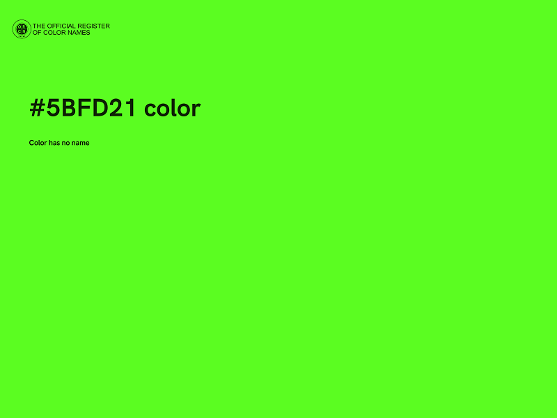 #5BFD21 color image