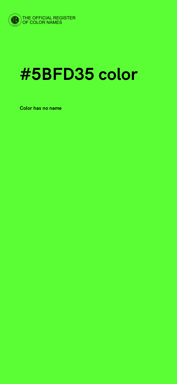 #5BFD35 color image