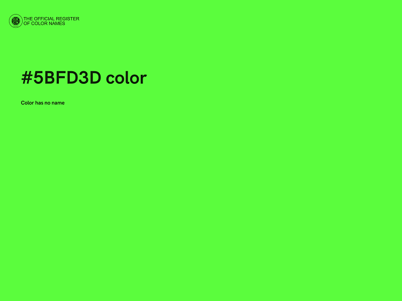 #5BFD3D color image