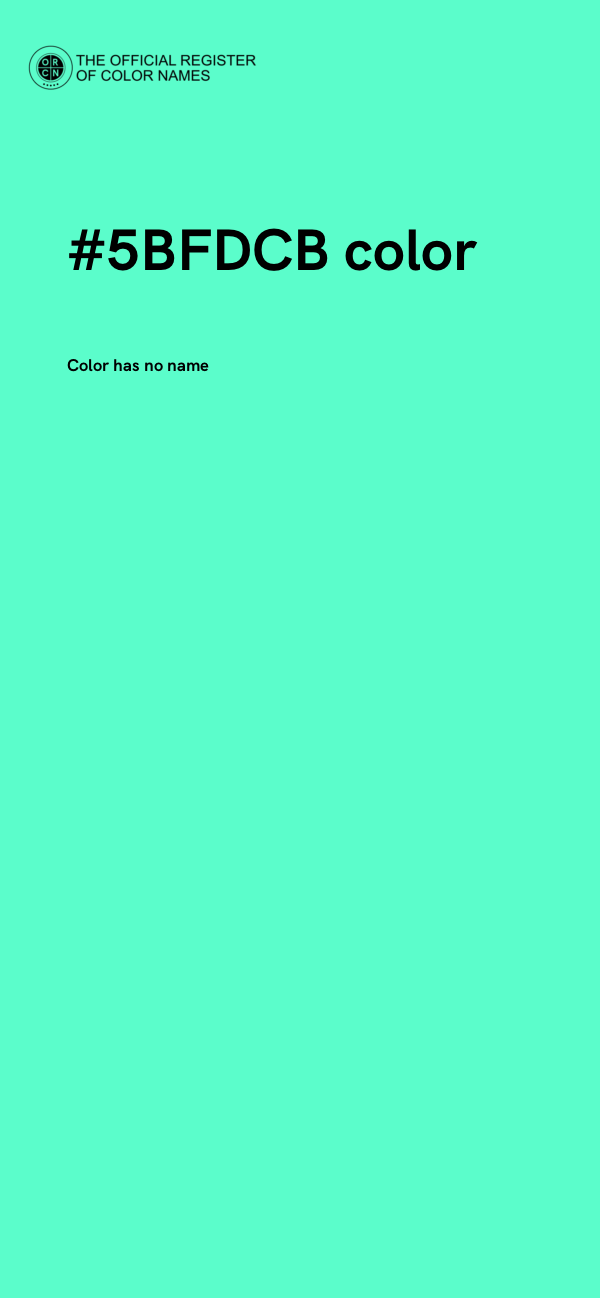 #5BFDCB color image