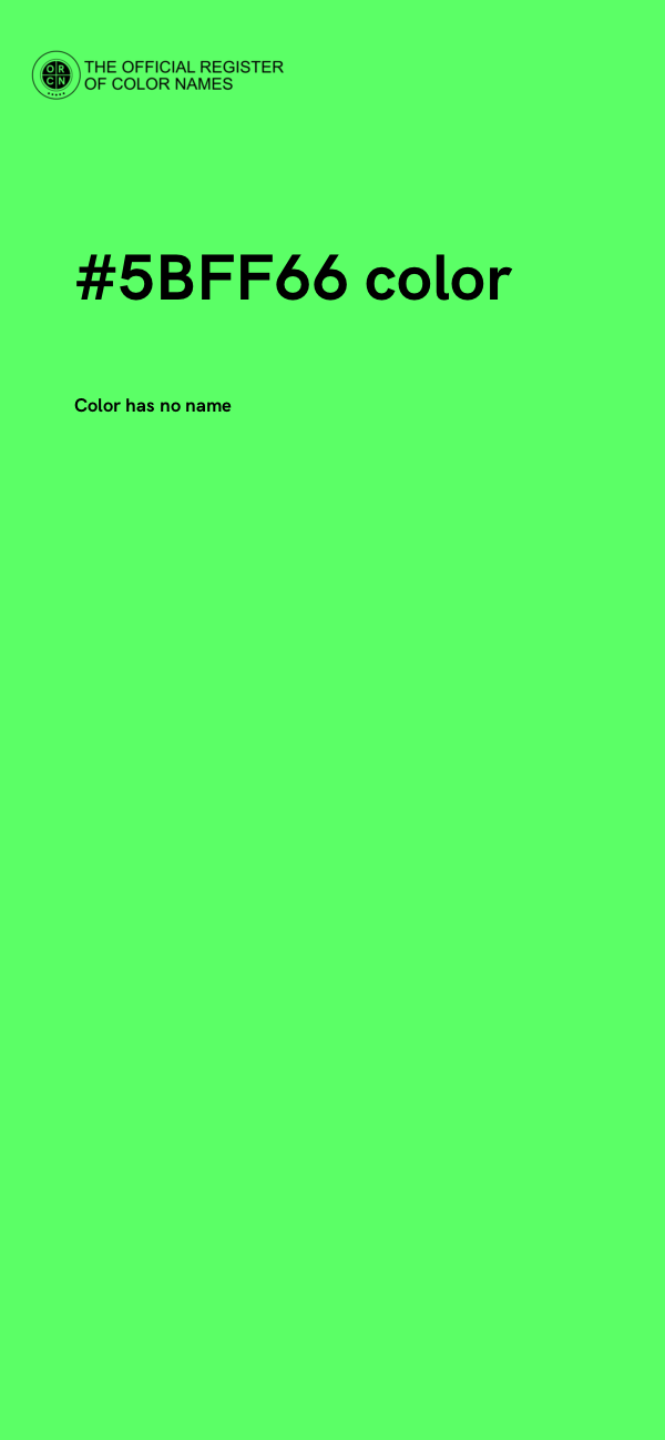 #5BFF66 color image