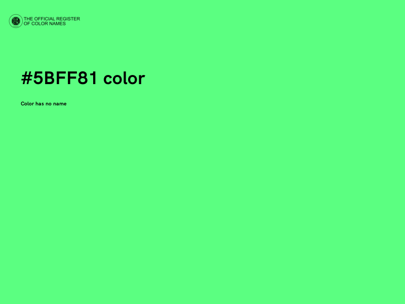 #5BFF81 color image