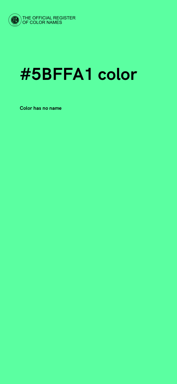 #5BFFA1 color image