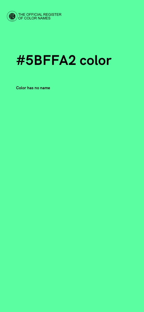 #5BFFA2 color image