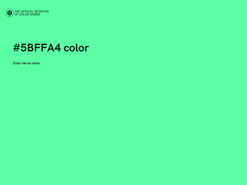 #5BFFA4 color image