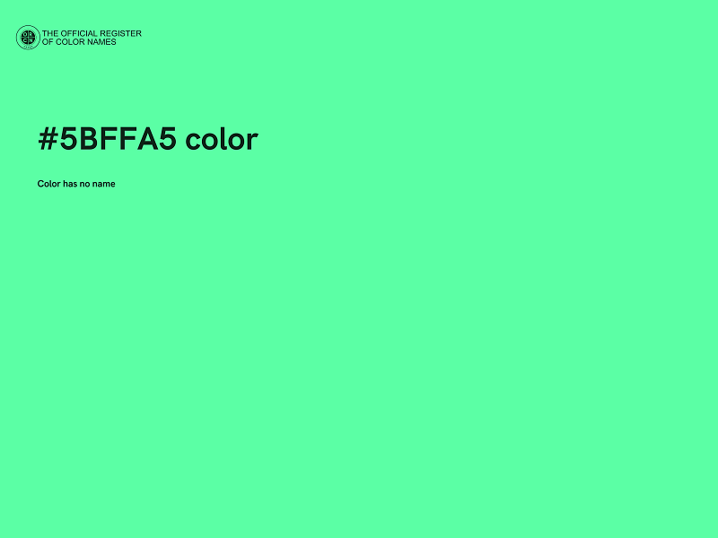 #5BFFA5 color image