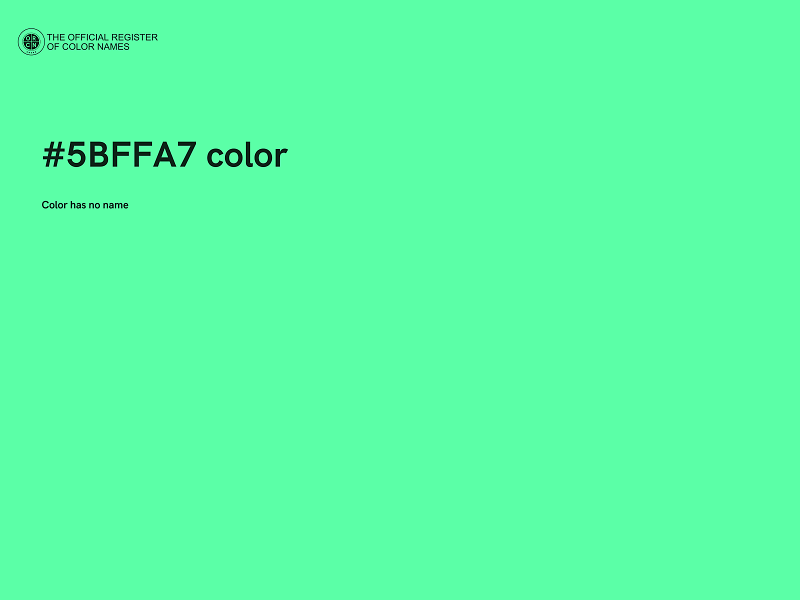 #5BFFA7 color image