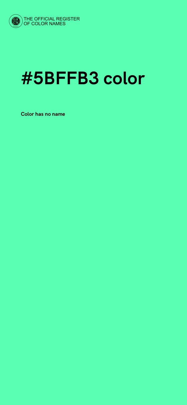 #5BFFB3 color image