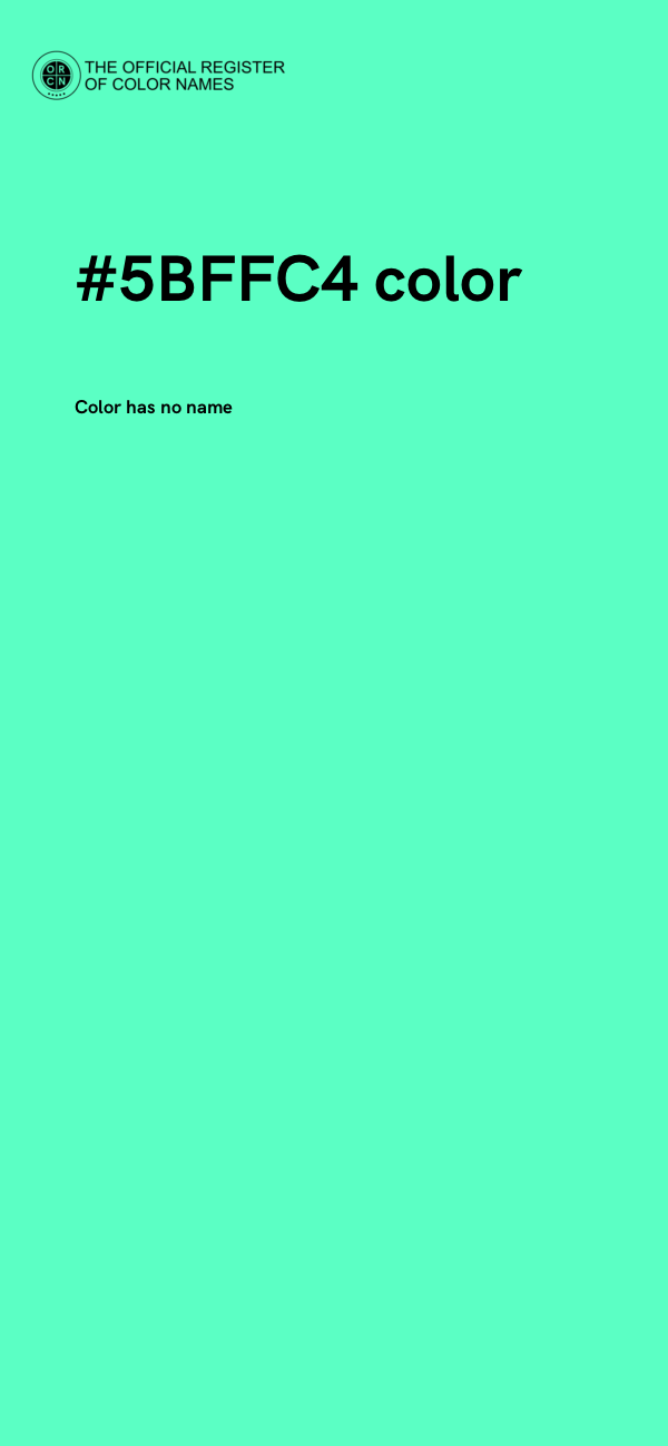 #5BFFC4 color image