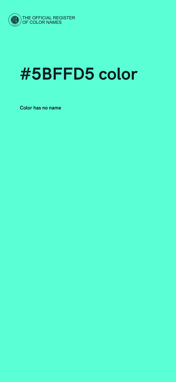 #5BFFD5 color image