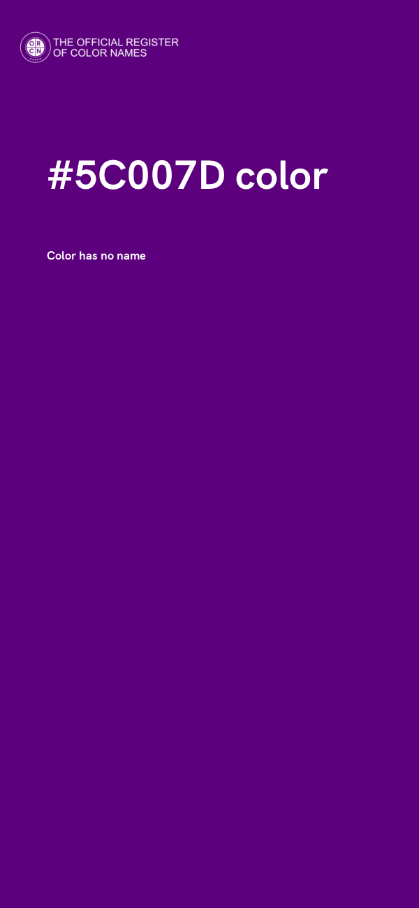 #5C007D color image