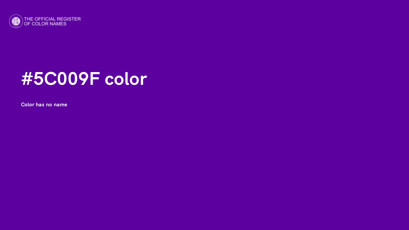 #5C009F color image