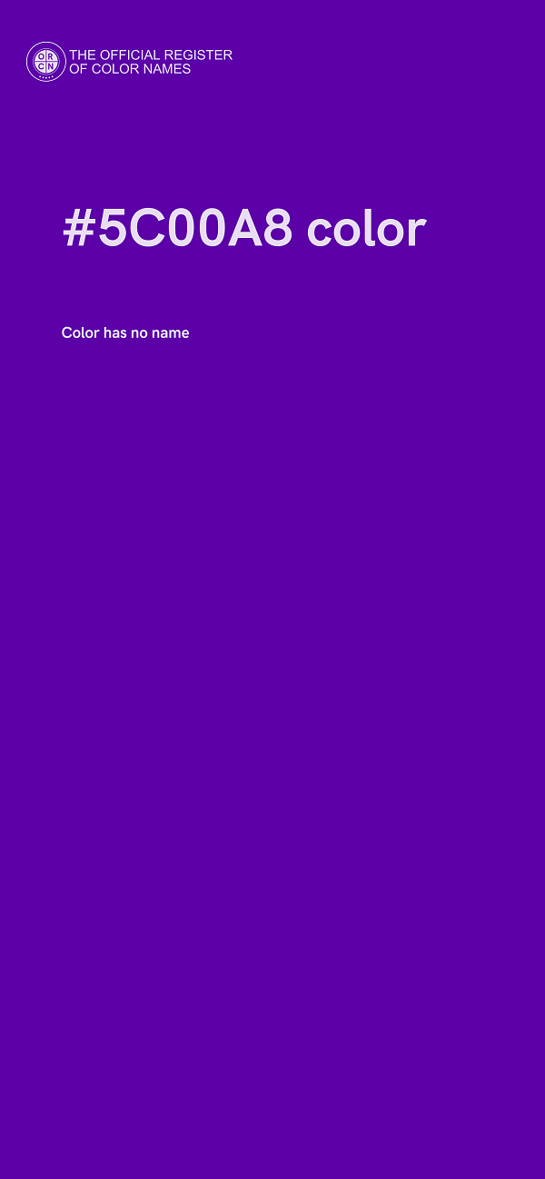 #5C00A8 color image