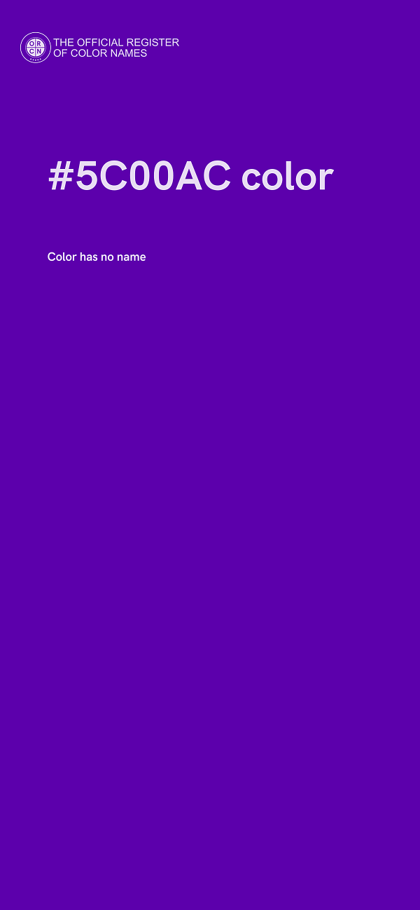 #5C00AC color image