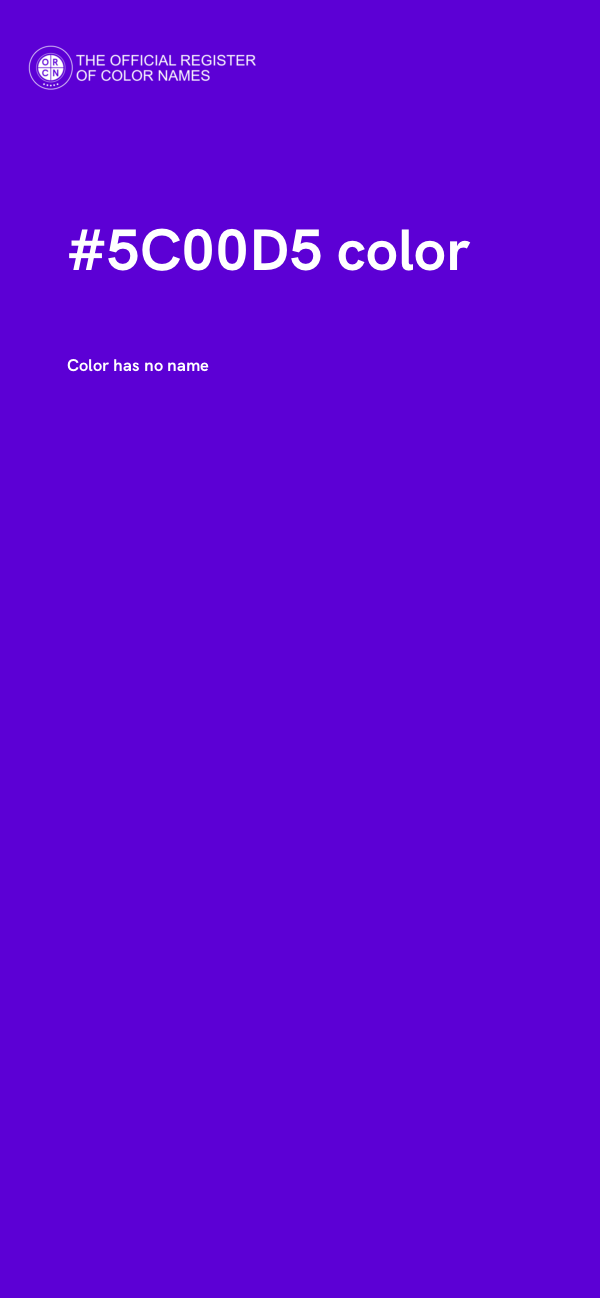 #5C00D5 color image
