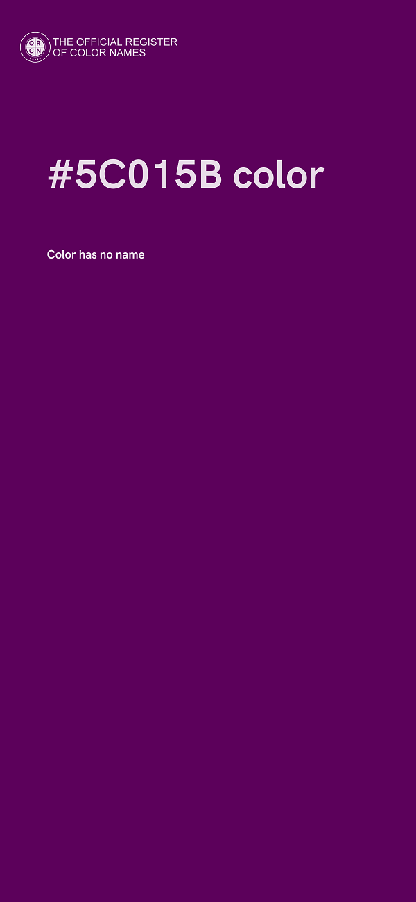 #5C015B color image