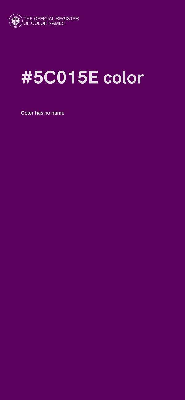 #5C015E color image