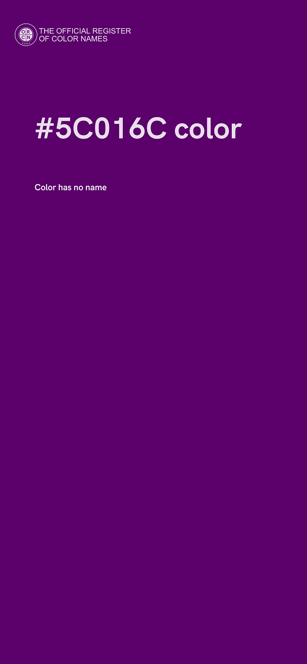 #5C016C color image