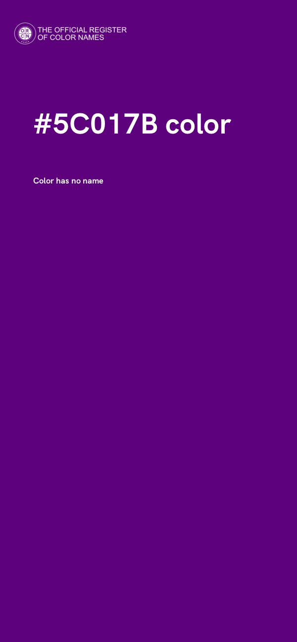 #5C017B color image