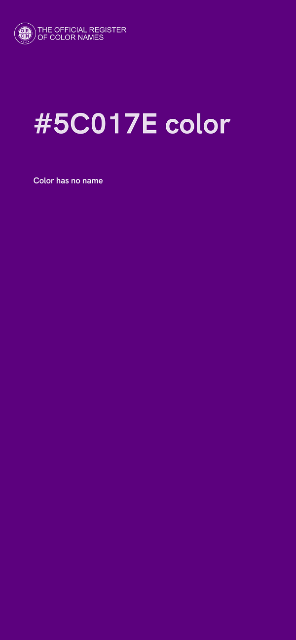 #5C017E color image