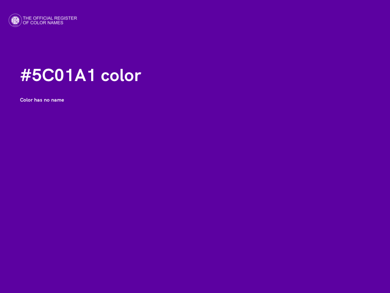 #5C01A1 color image
