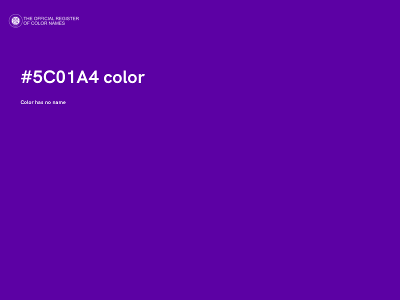 #5C01A4 color image