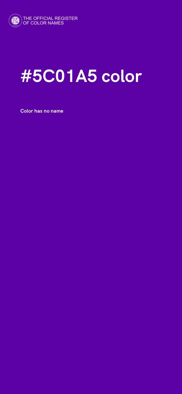 #5C01A5 color image
