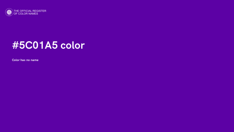 #5C01A5 color image