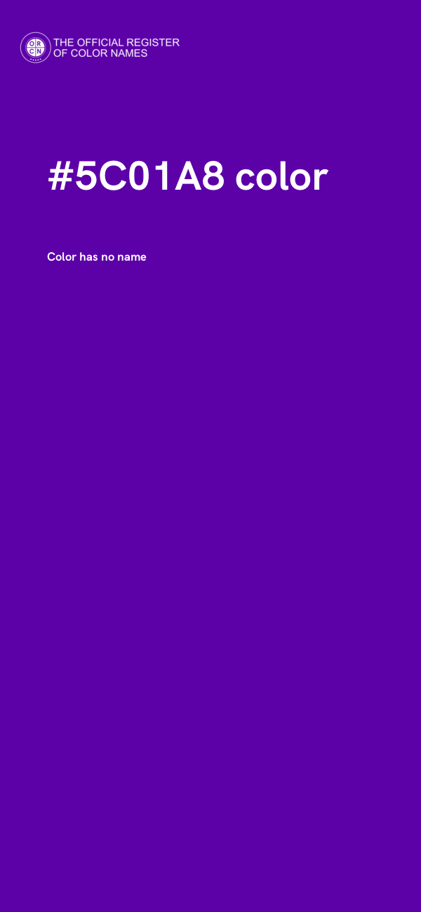 #5C01A8 color image