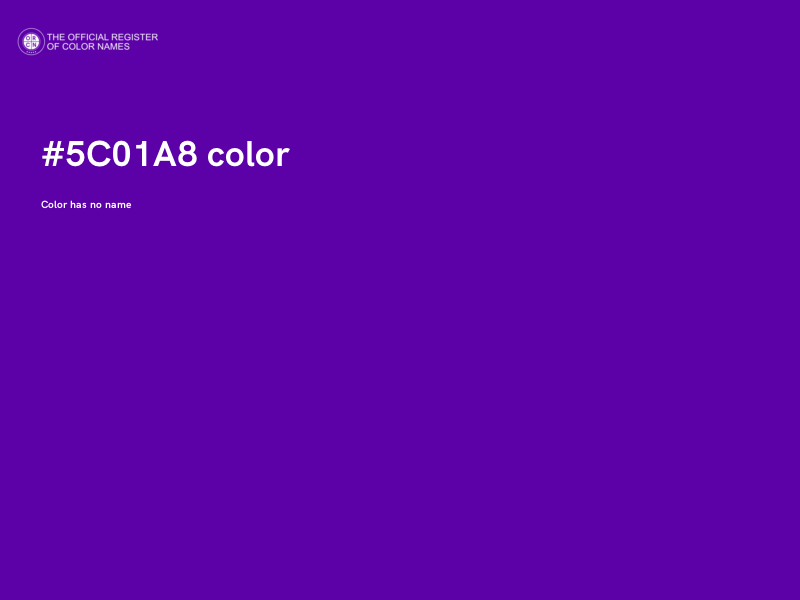#5C01A8 color image