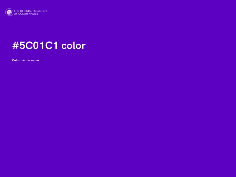 #5C01C1 color image