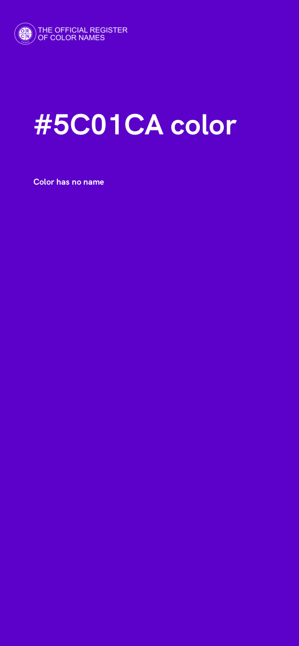 #5C01CA color image