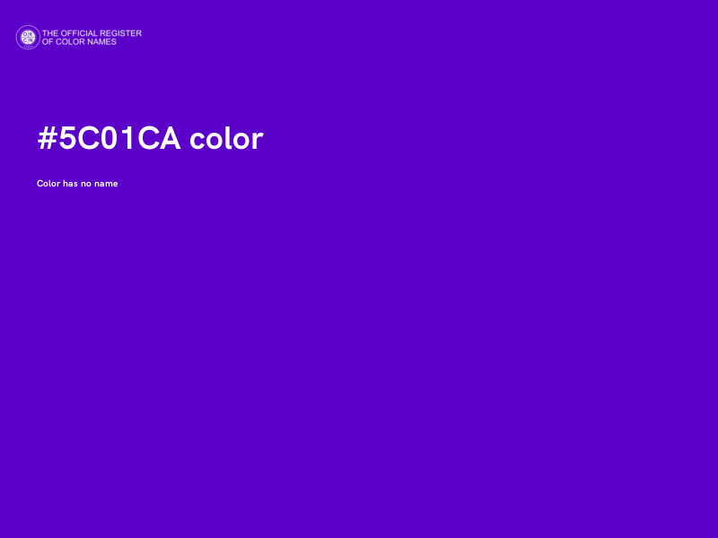 #5C01CA color image