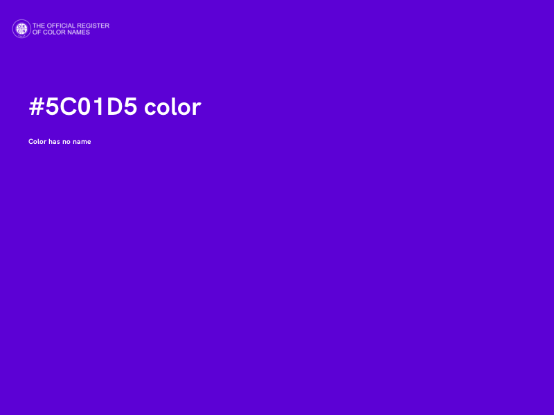 #5C01D5 color image