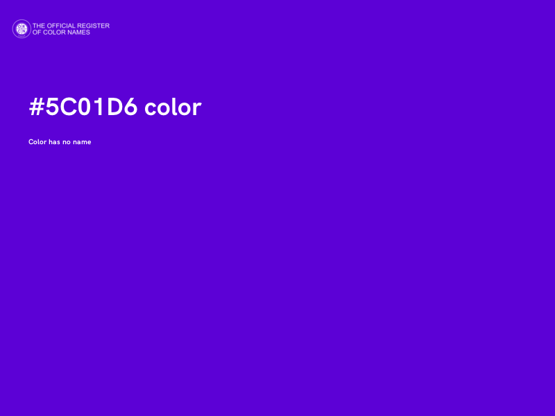 #5C01D6 color image