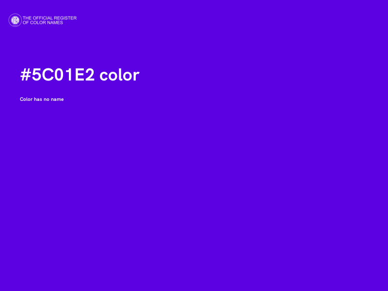 #5C01E2 color image