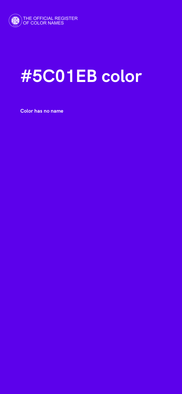 #5C01EB color image