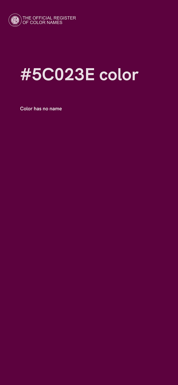 #5C023E color image