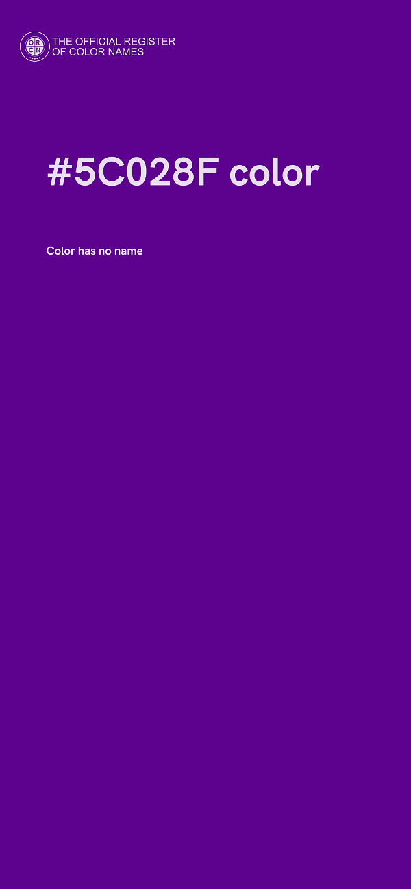 #5C028F color image