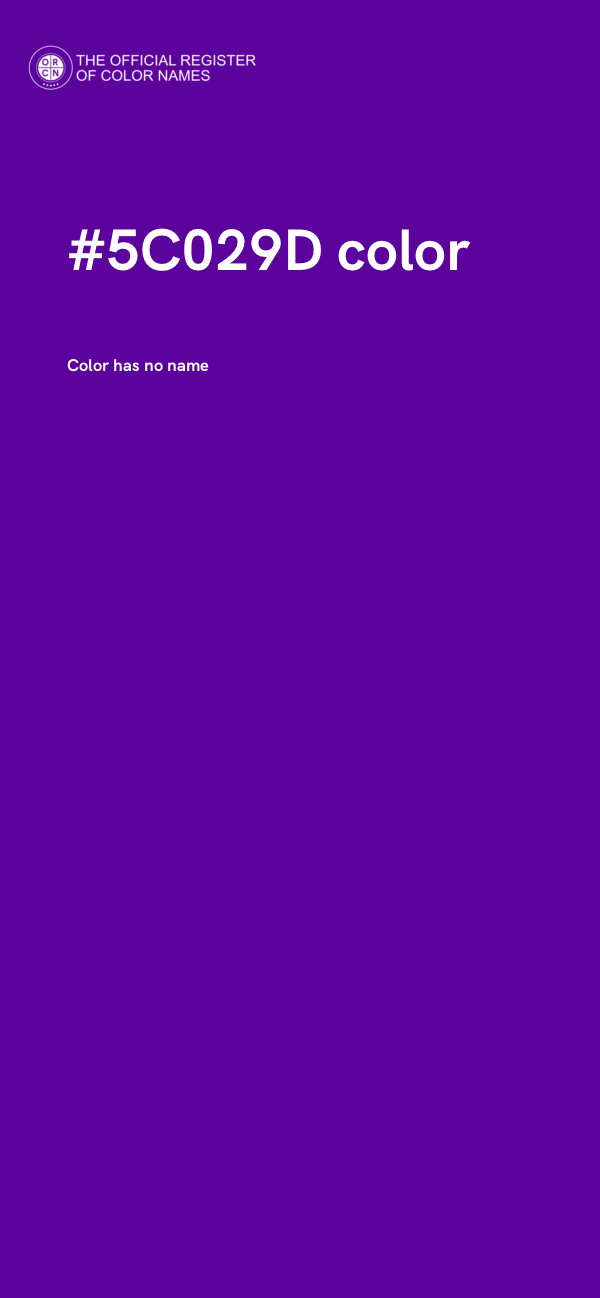 #5C029D color image