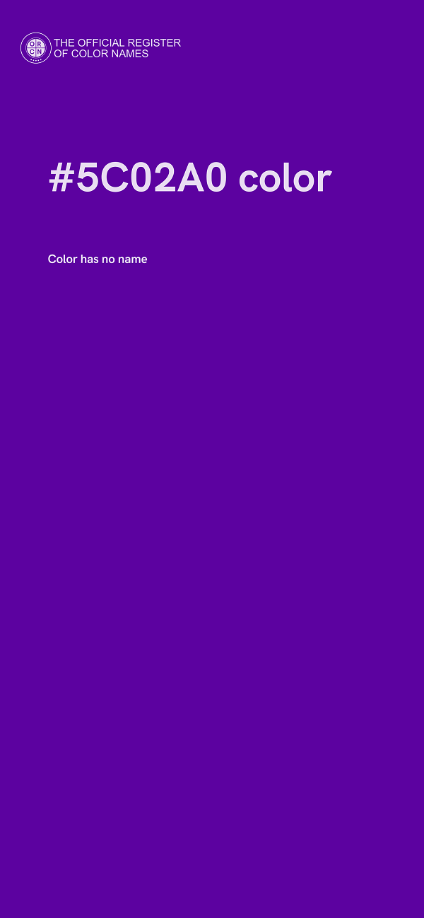#5C02A0 color image
