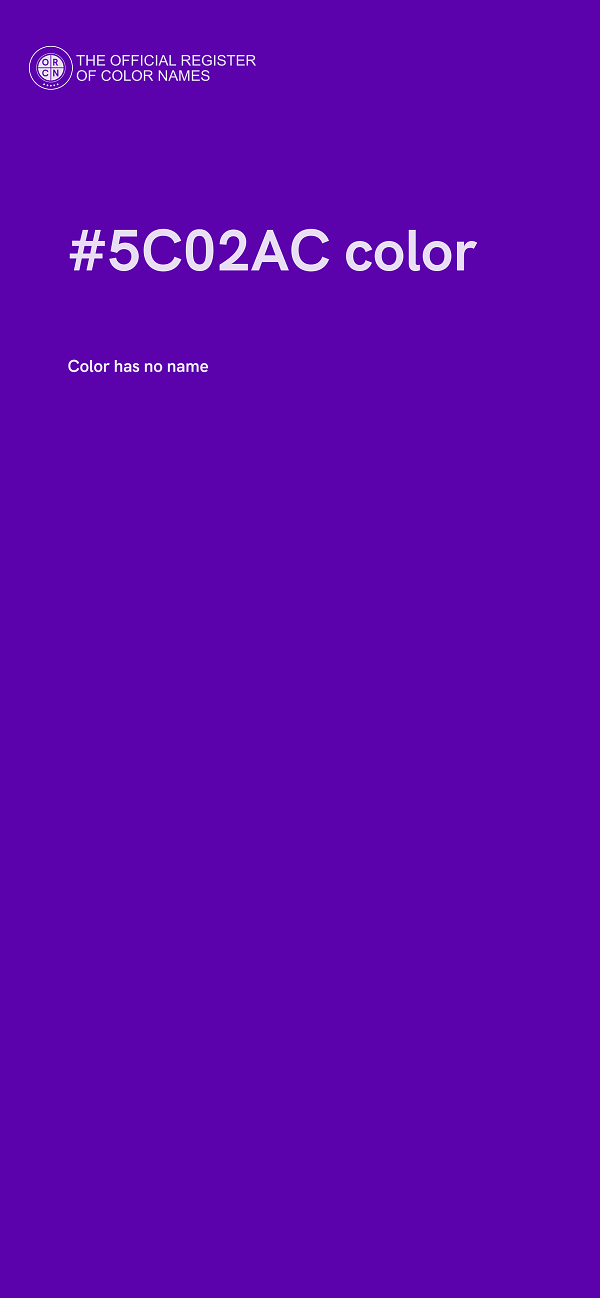 #5C02AC color image