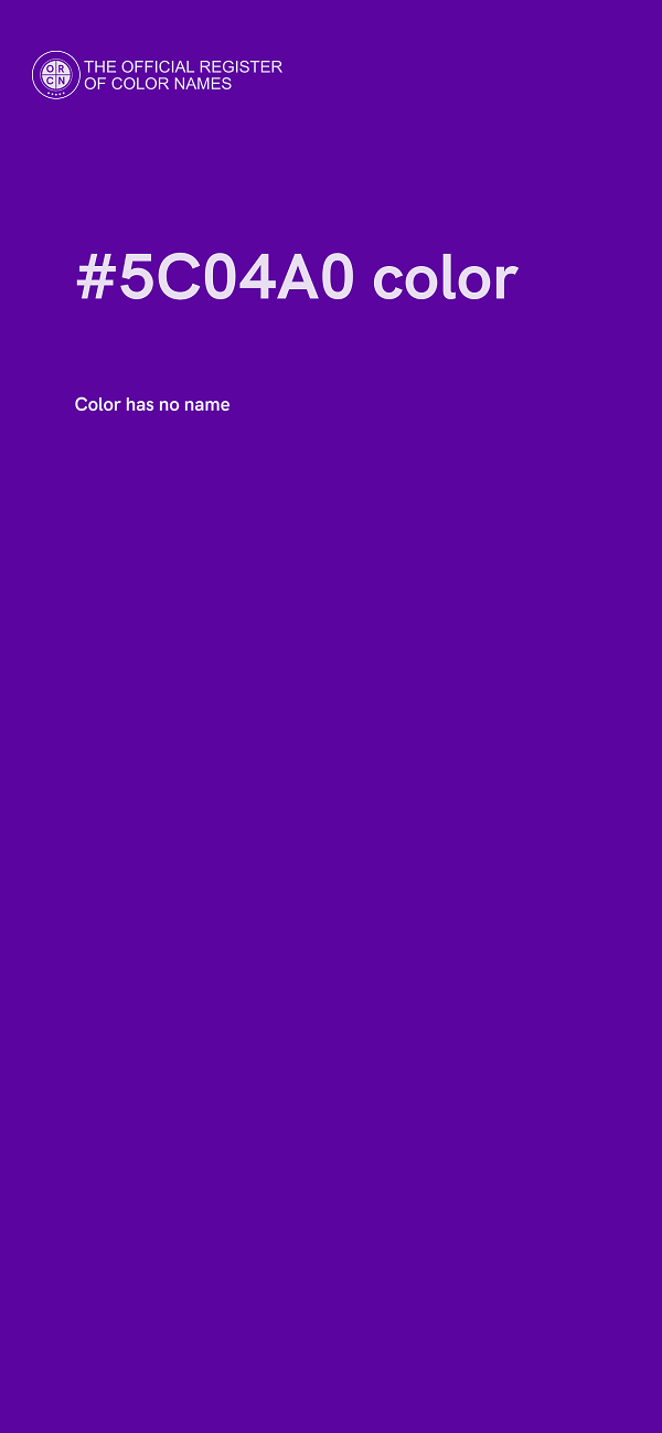 #5C04A0 color image