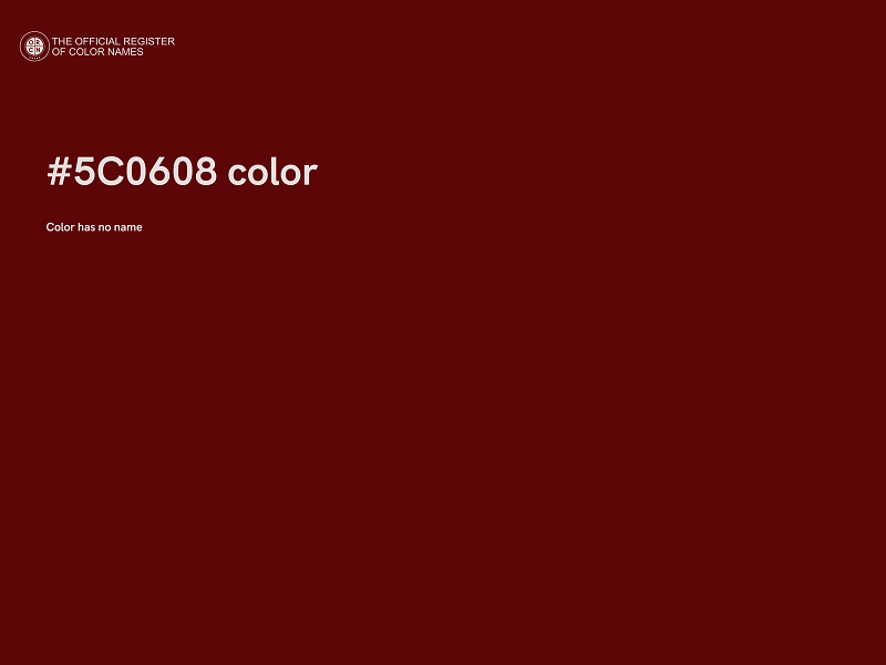 #5C0608 color image