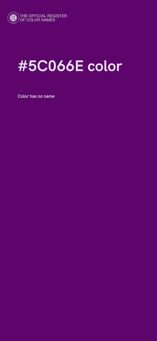 #5C066E color image
