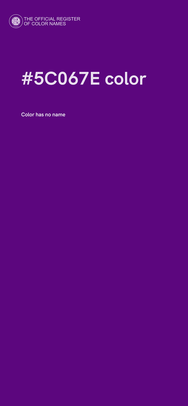 #5C067E color image